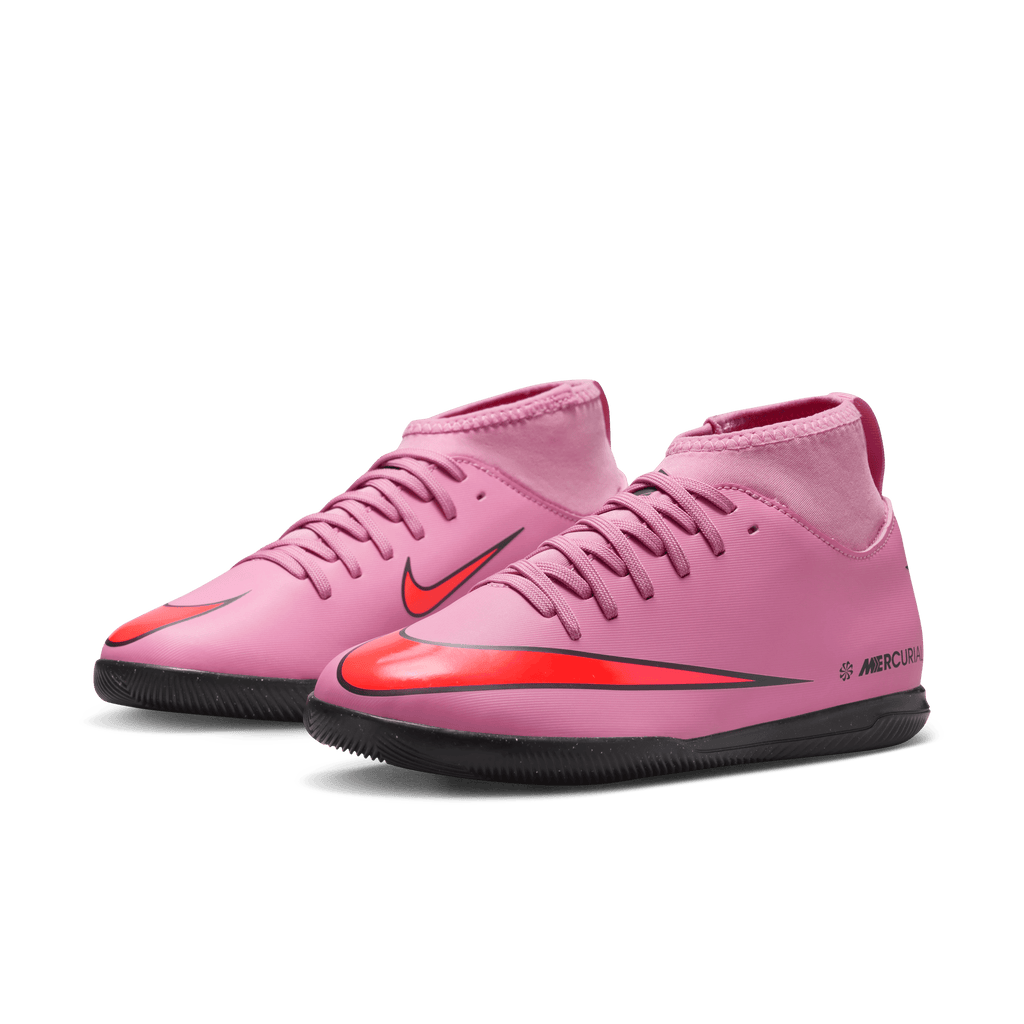 Nike Jr. Mercurial Superfly 10 Club IC - Magic Flamingo/black-total Crimson product image 4, provided for visual reference