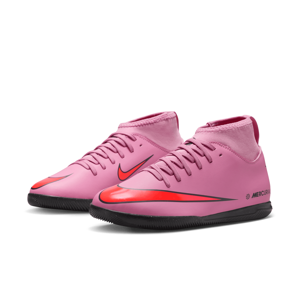 Nike Jr. Mercurial Superfly 10 Club IC - Magic Flamingo/black-total Crimson product image 4, provided for visual reference