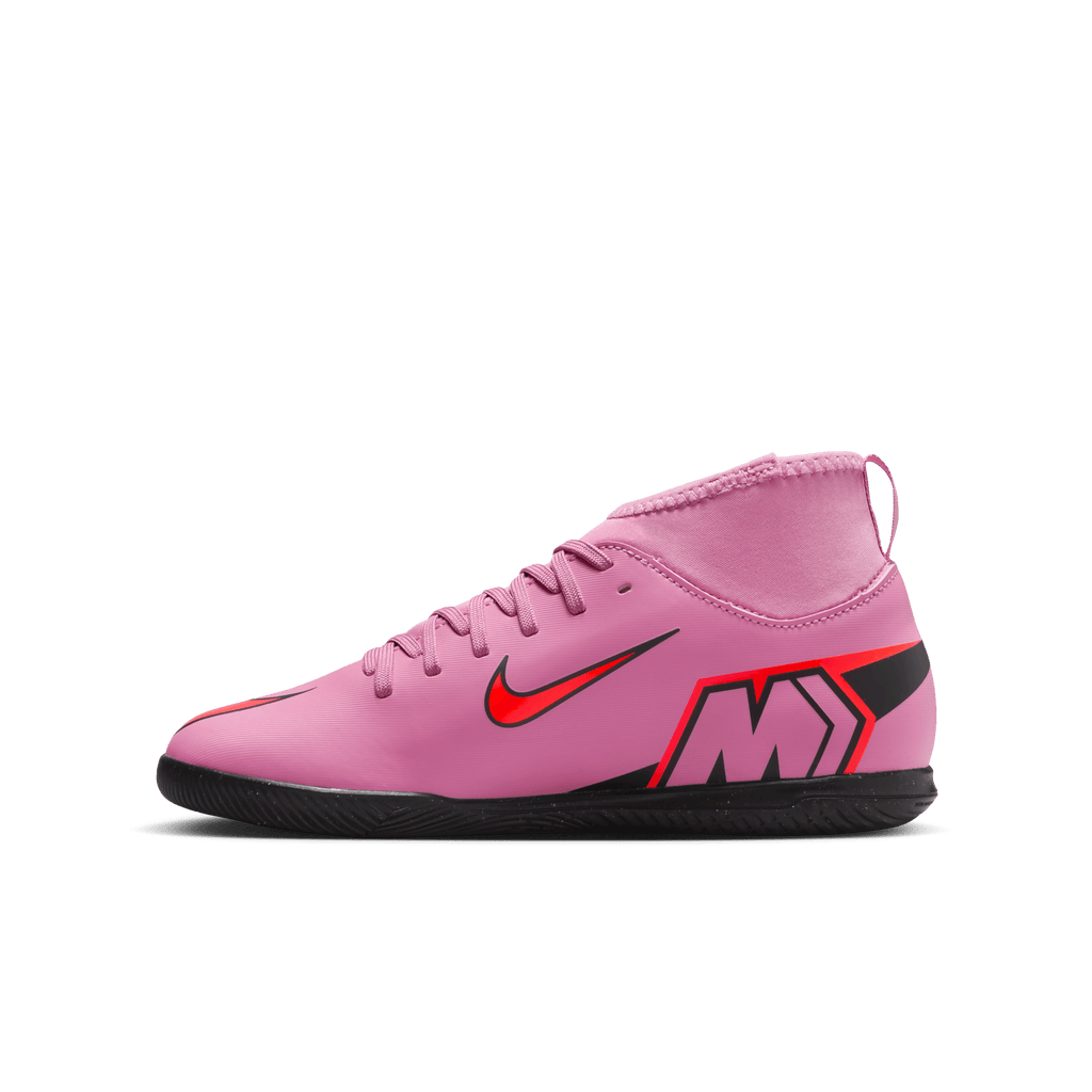 Nike Jr. Mercurial Superfly 10 Club IC - Magic Flamingo/black-total Crimson product image 2, provided for visual reference