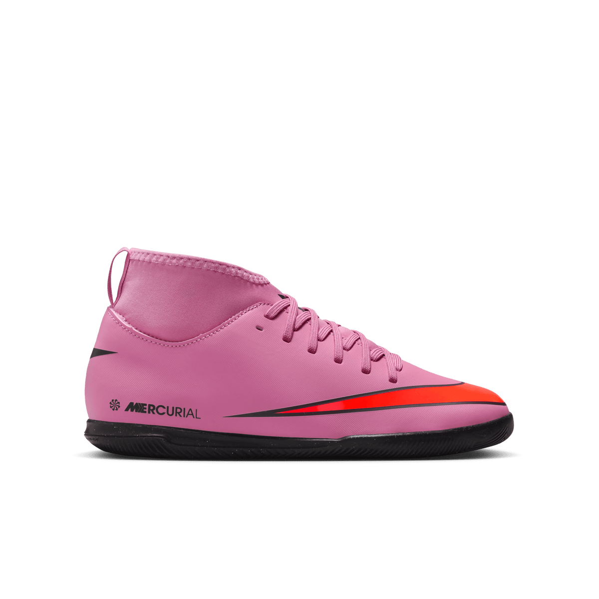 Nike Jr. Mercurial Superfly 10 Club IC - Magic Flamingo/black-total Crimson product image 1, provided for visual reference