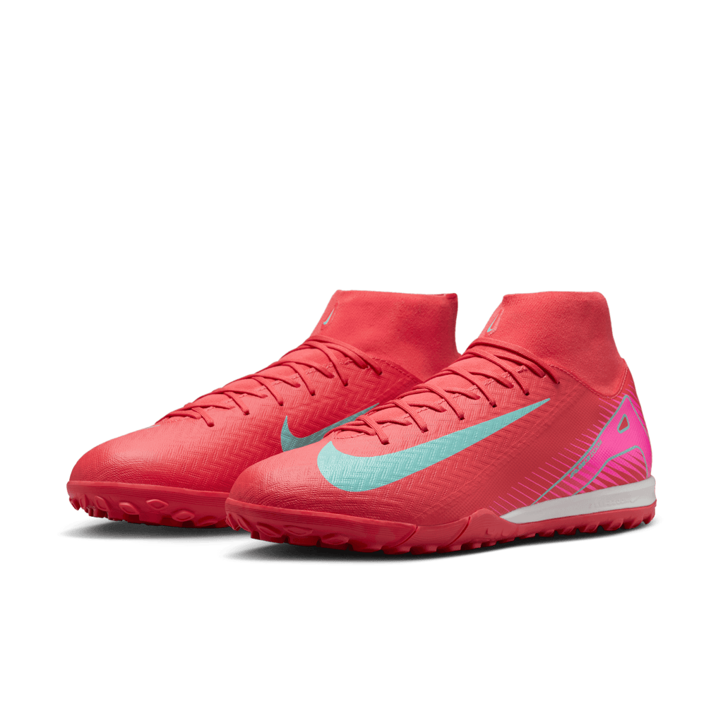Nike Mercurial Superfly 10 Academy TF-Ember Glow/Aurora Green product image 3, provided for visual reference and product