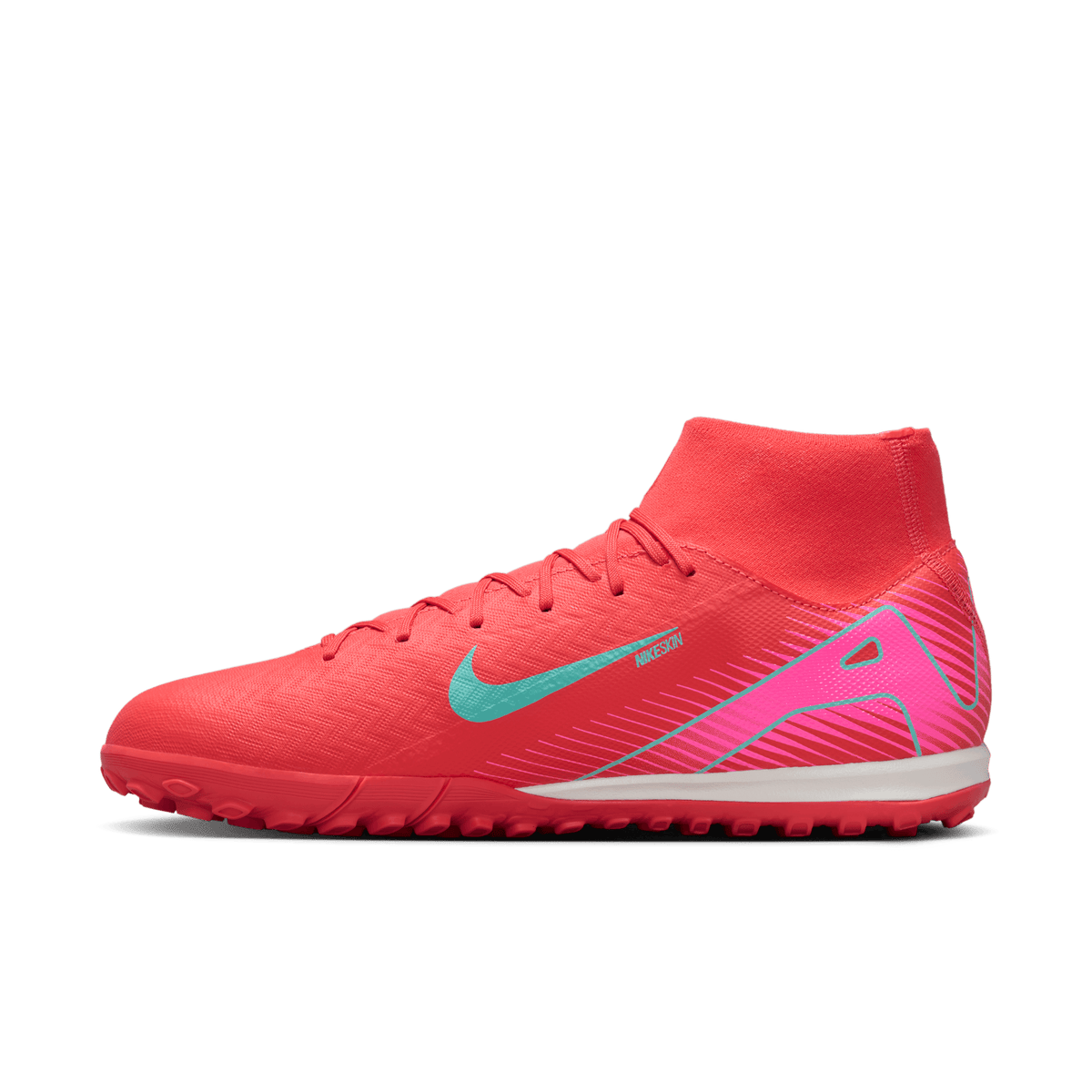 Nike Mercurial Superfly 10 Academy TF-Ember Glow/Aurora Green product image 2, provided for visual reference and product
