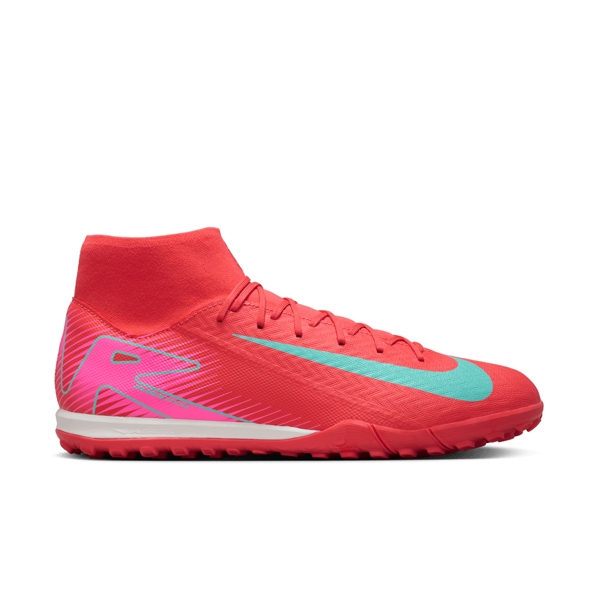 Nike Mercurial Superfly 10 Academy TF-Ember Glow/Aurora Green product image 1, provided for visual reference and product