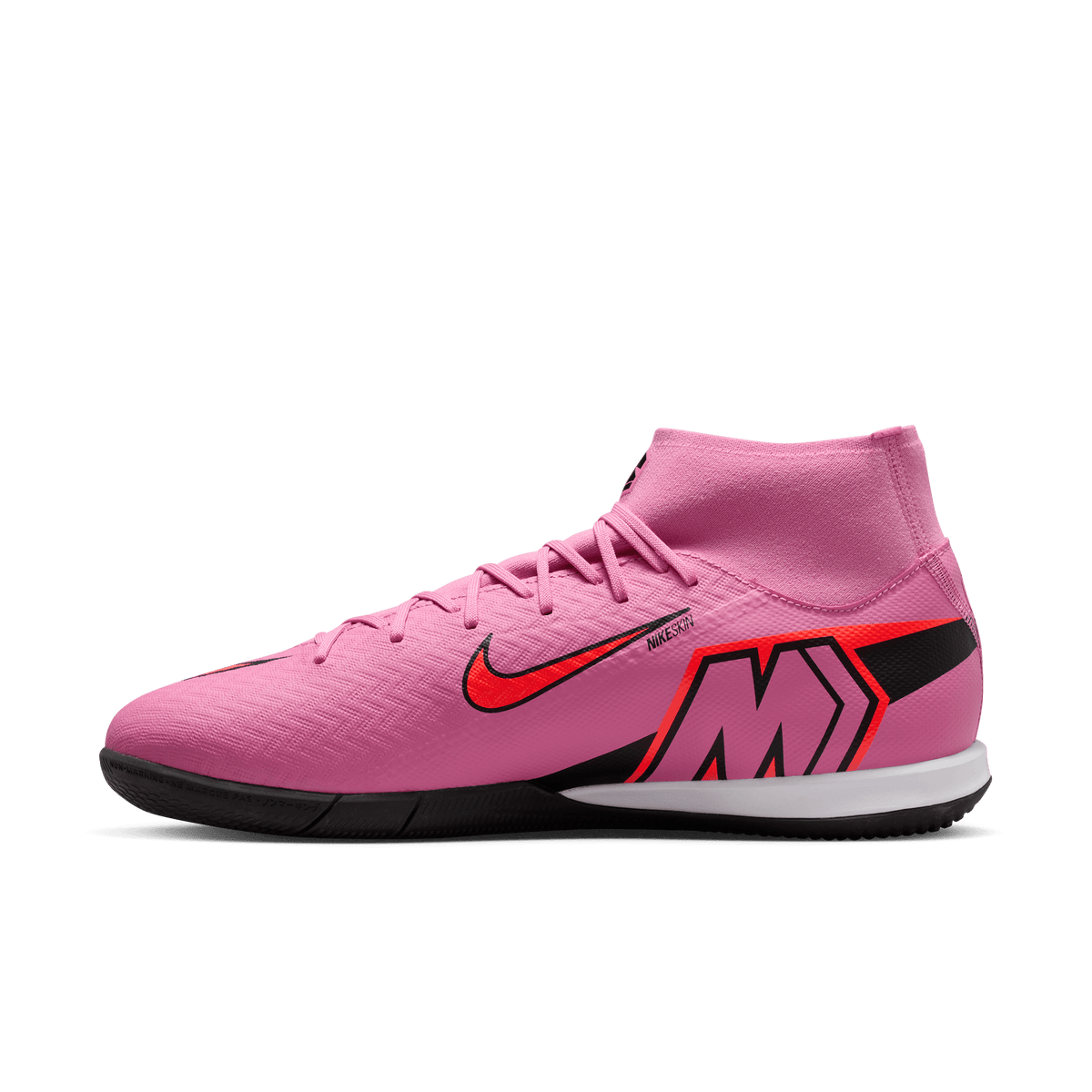 Nike Mercurial Superfly 10 Academy IC - Magic Flamingo/black-total Crimson product image 2, provided for visual reference