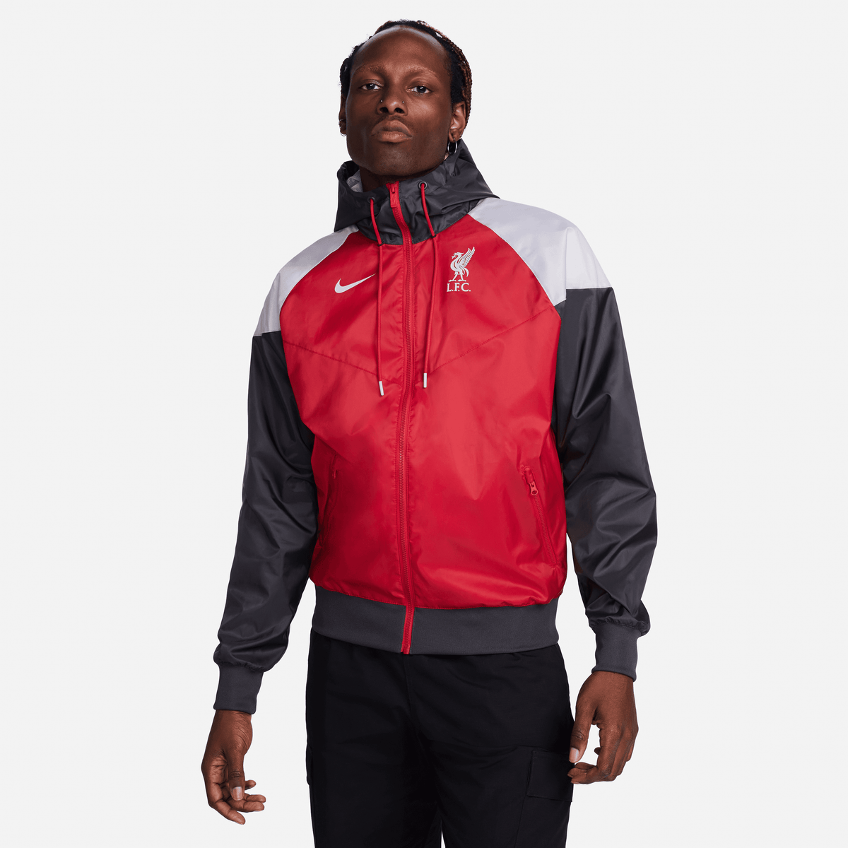 Nike Liverpool FC Men Sport Essentials Wind Runner product image 1, provided for visual reference and product detail review