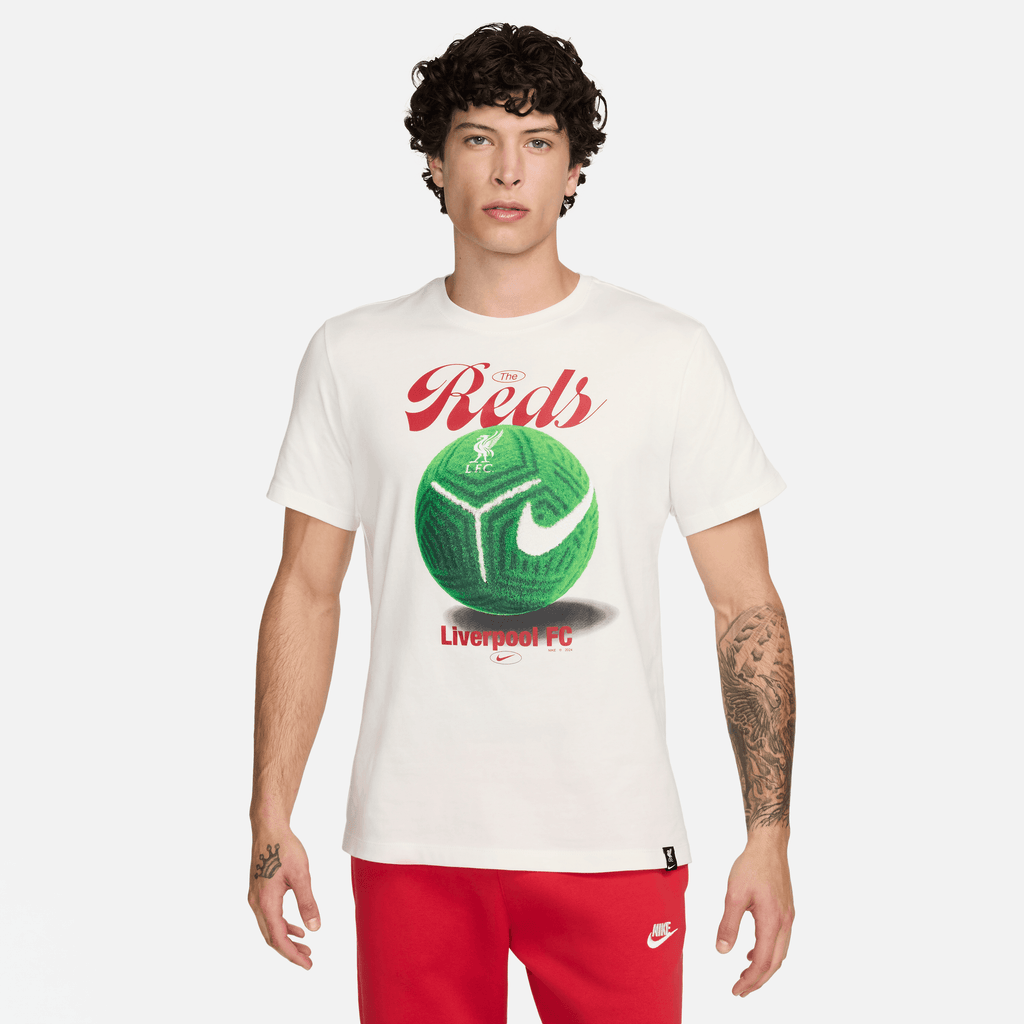 Nike Liverpool FC Men Soccer T-Shirt product image 1, provided for visual reference and product detail review