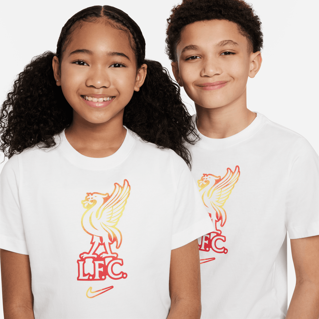 Nike Liverpool FC Big Kids' Soccer T-Shirt product image 4, provided for visual reference and product detail review
