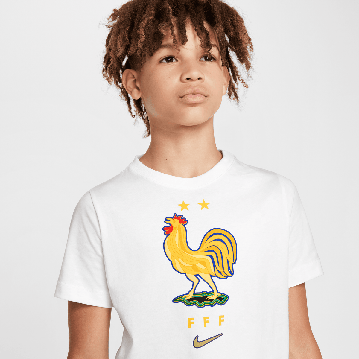 Nike France Big Kids' T-Shirt product image 2, provided for visual reference and product detail review