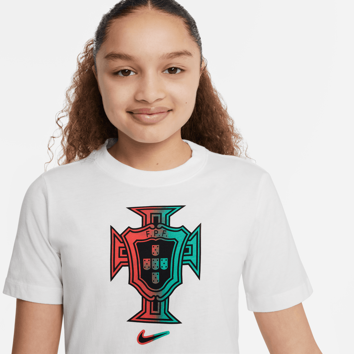 Nike Portugal Big Kids' T-Shirt product image 2, provided for visual reference and product detail review