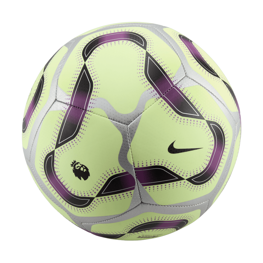 Nike Pitch Soccer Ball-BARELY VOLT/BOLD BERRY/SILVER/ product image 2, provided for visual reference and product detail