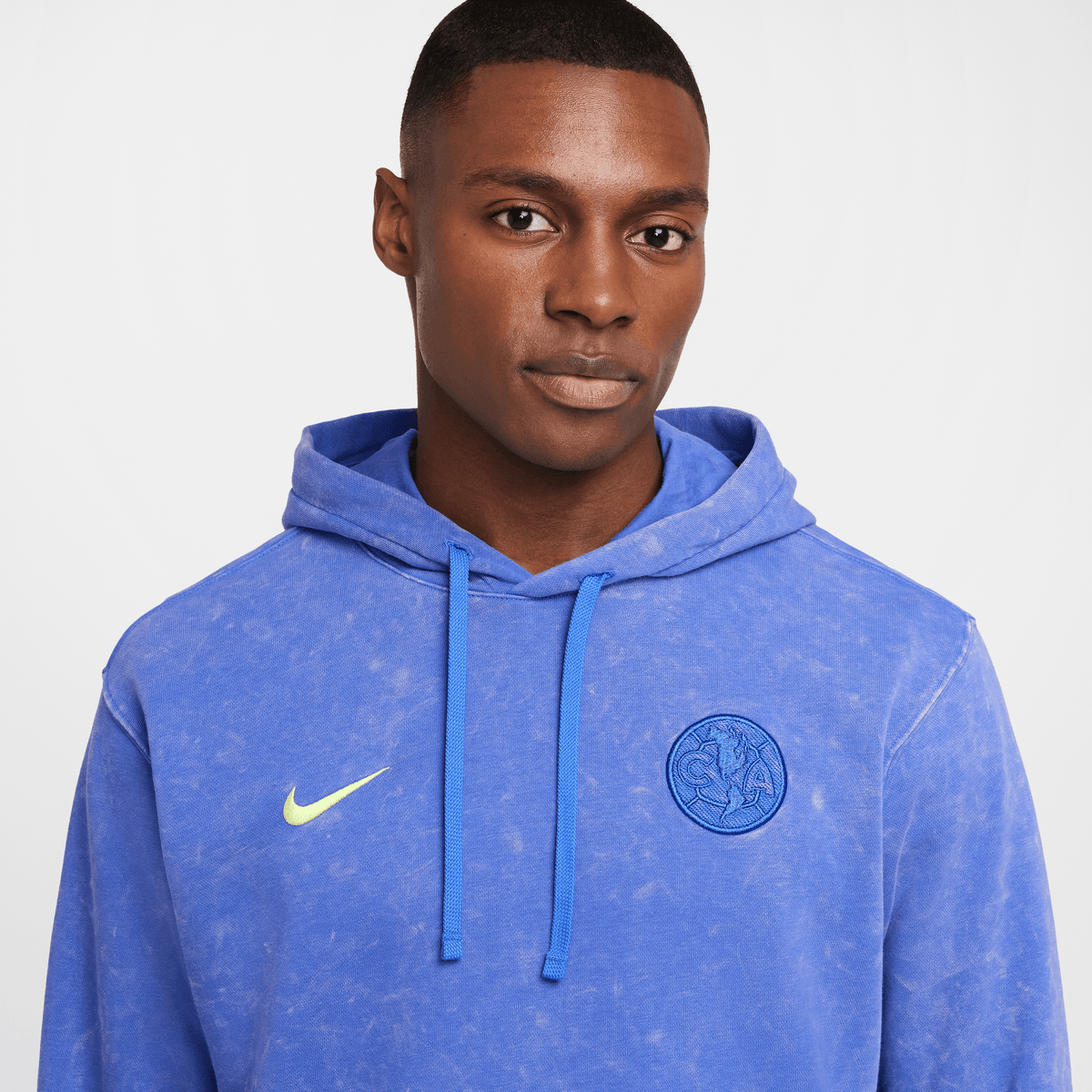 Nike Club América Club Third Soccer French Terry Pullover Hoodie product image 3, provided for visual reference and product