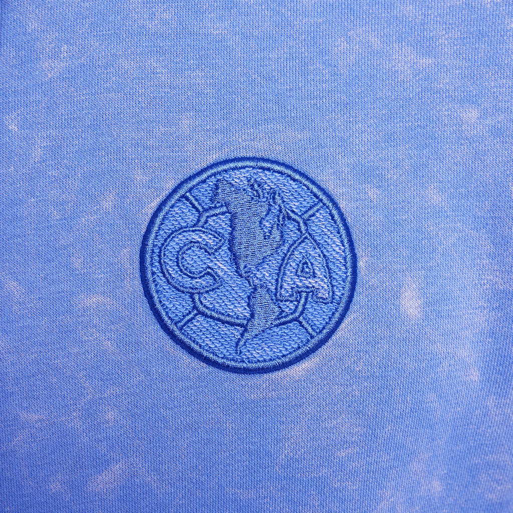 Nike Club América Club Third Soccer French Terry Pullover Hoodie product image 4, provided for visual reference and product