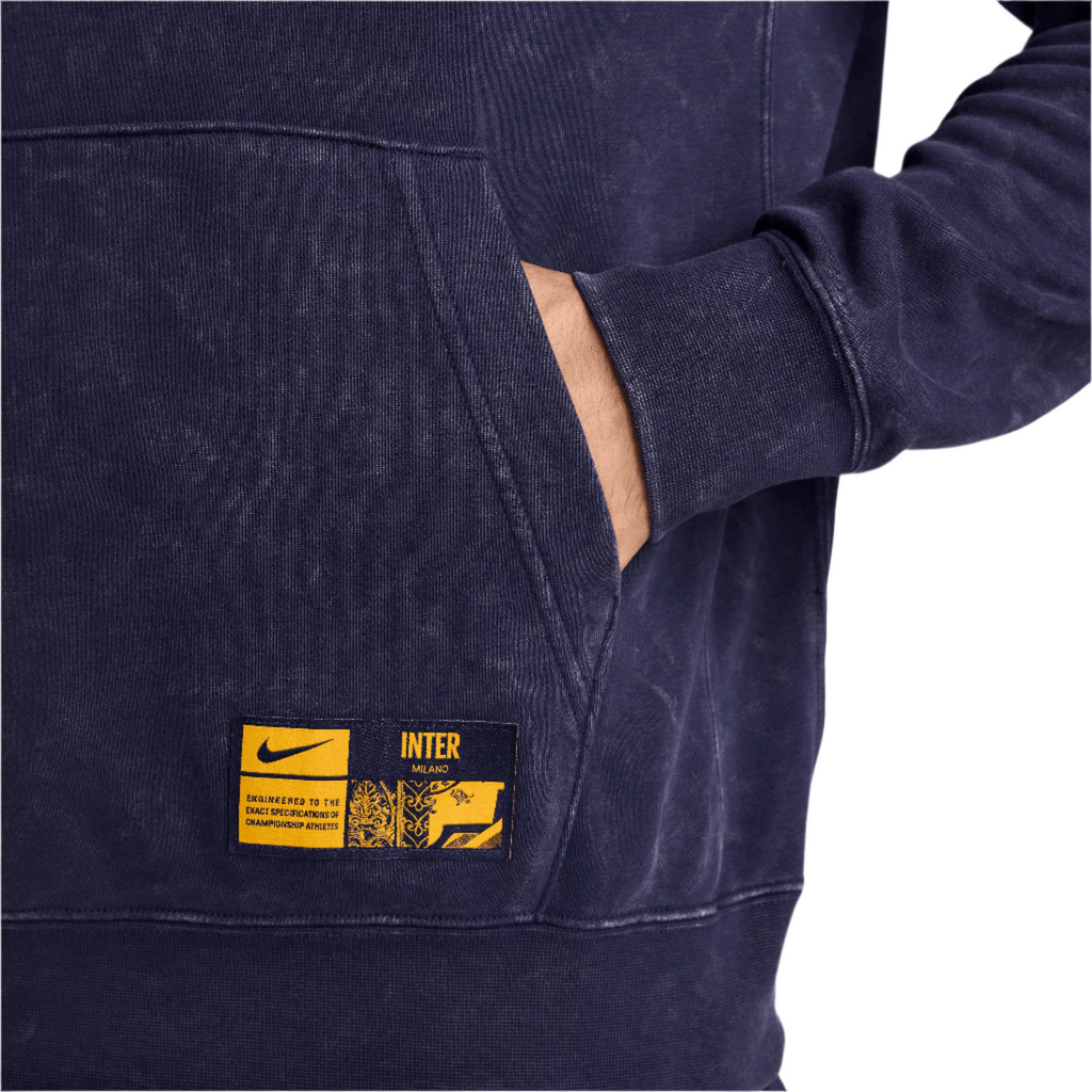 Nike Inter Milan Club Third Soccer French Terry Pullover Hoodie product image 3, provided for visual reference and product