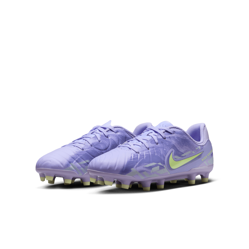Nike United Jr. Tiempo Legend 10 Academy-Purple Agate/Barely Volt product image 5, provided for visual reference and product