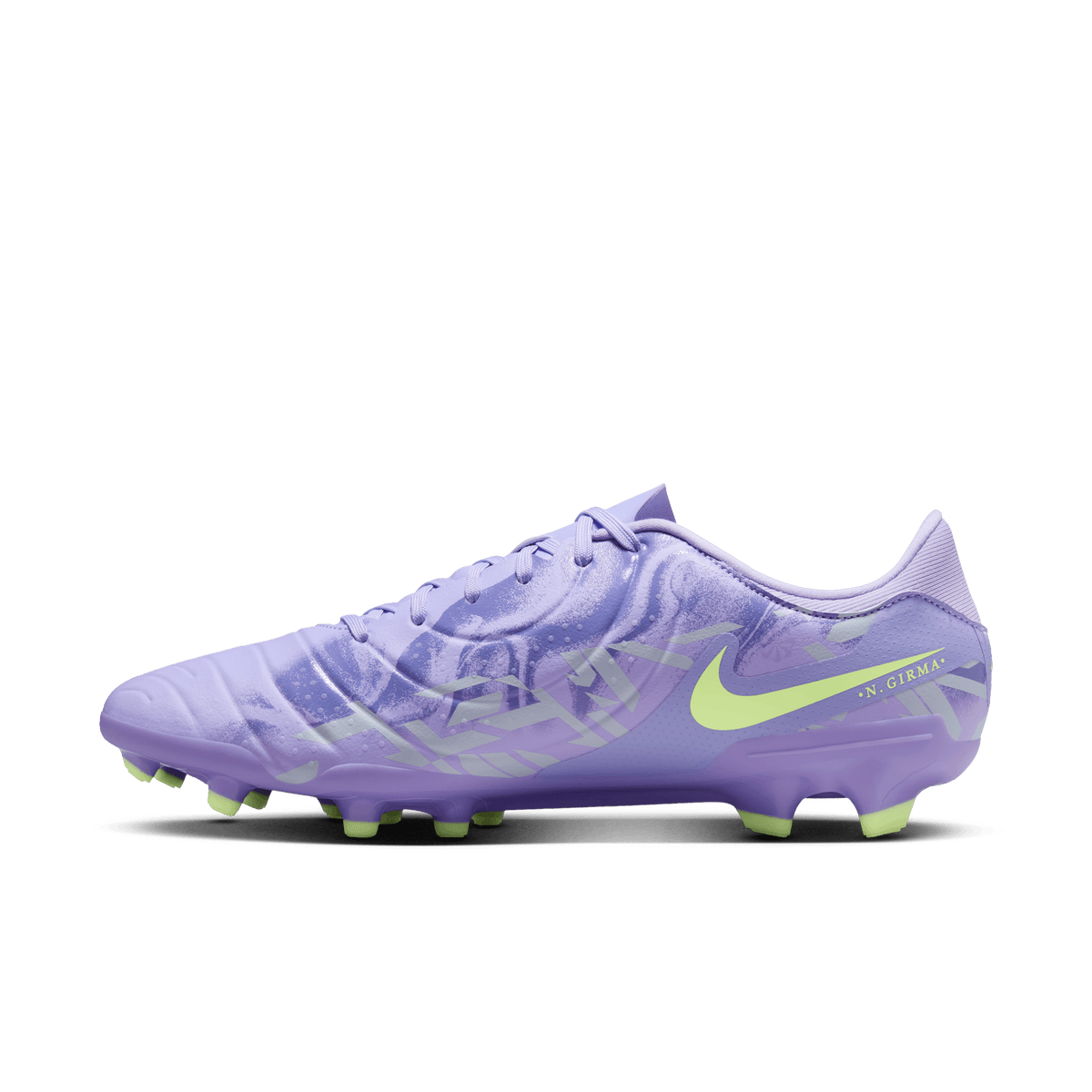 Nike United Tiempo Legend 10 Academy-Purple Agate/Barely Volt product image 2, provided for visual reference and product