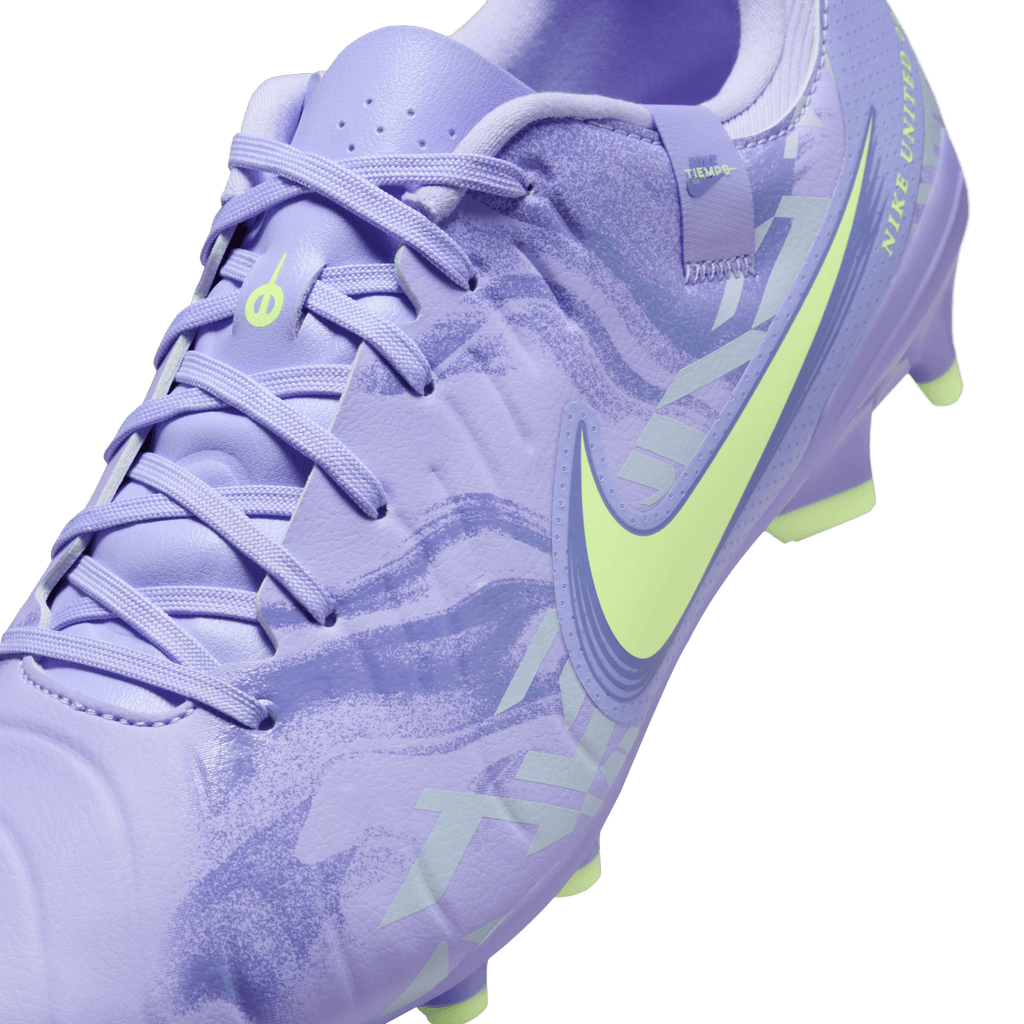 Nike United Tiempo Legend 10 Academy-Purple Agate/Barely Volt product image 4, provided for visual reference and product