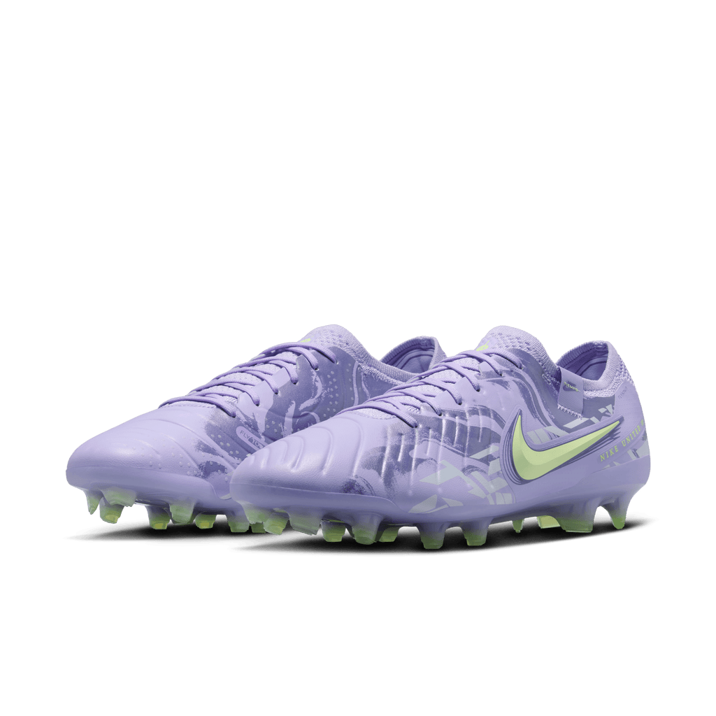 Nike United Tiempo Legend 10 Elite-Purple Agate/Barely Volt product image 3, provided for visual reference and product