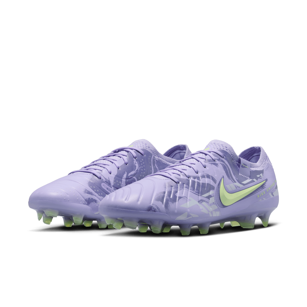Nike United Tiempo Legend 10 Elite-Purple Agate/Barely Volt product image 3, provided for visual reference and product