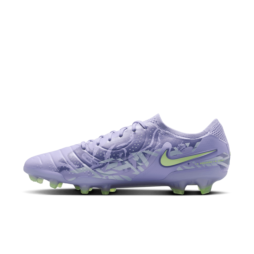 Nike United Tiempo Legend 10 Elite-Purple Agate/Barely Volt product image 2, provided for visual reference and product
