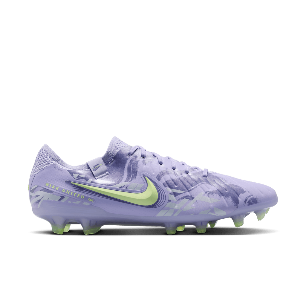 Nike United Tiempo Legend 10 Elite-Purple Agate/Barely Volt product image 1, provided for visual reference and product