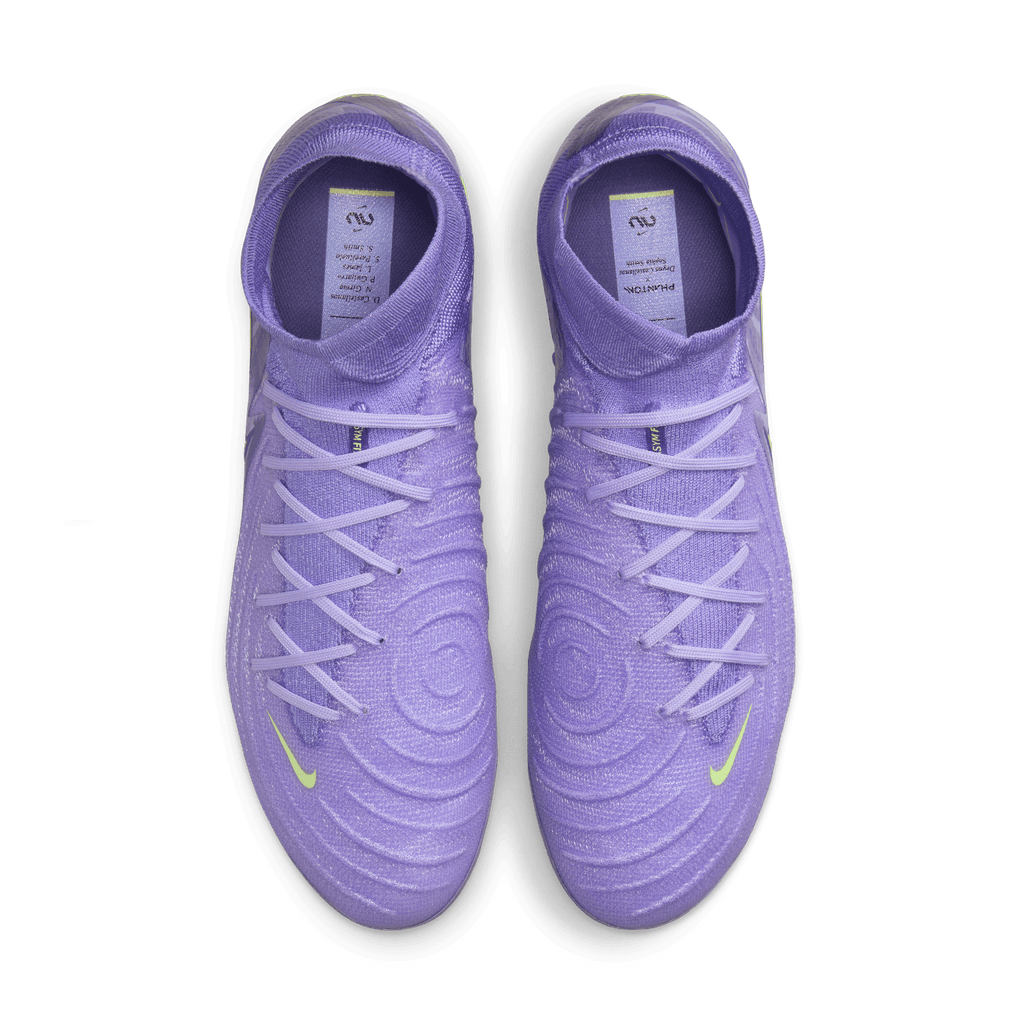 Nike United Phantom Luna 2 Elite-Purple Agate/Barely Volt product image 4, provided for visual reference and product detail