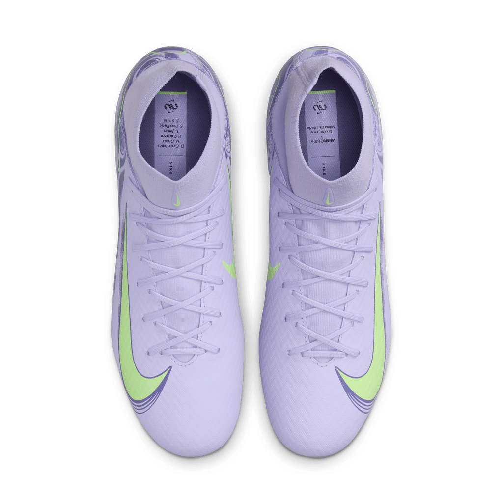 Nike Youth United Mercurial Superfly 10 Academy-Purple Agate/Barely Volt product image 5, provided for visual reference and