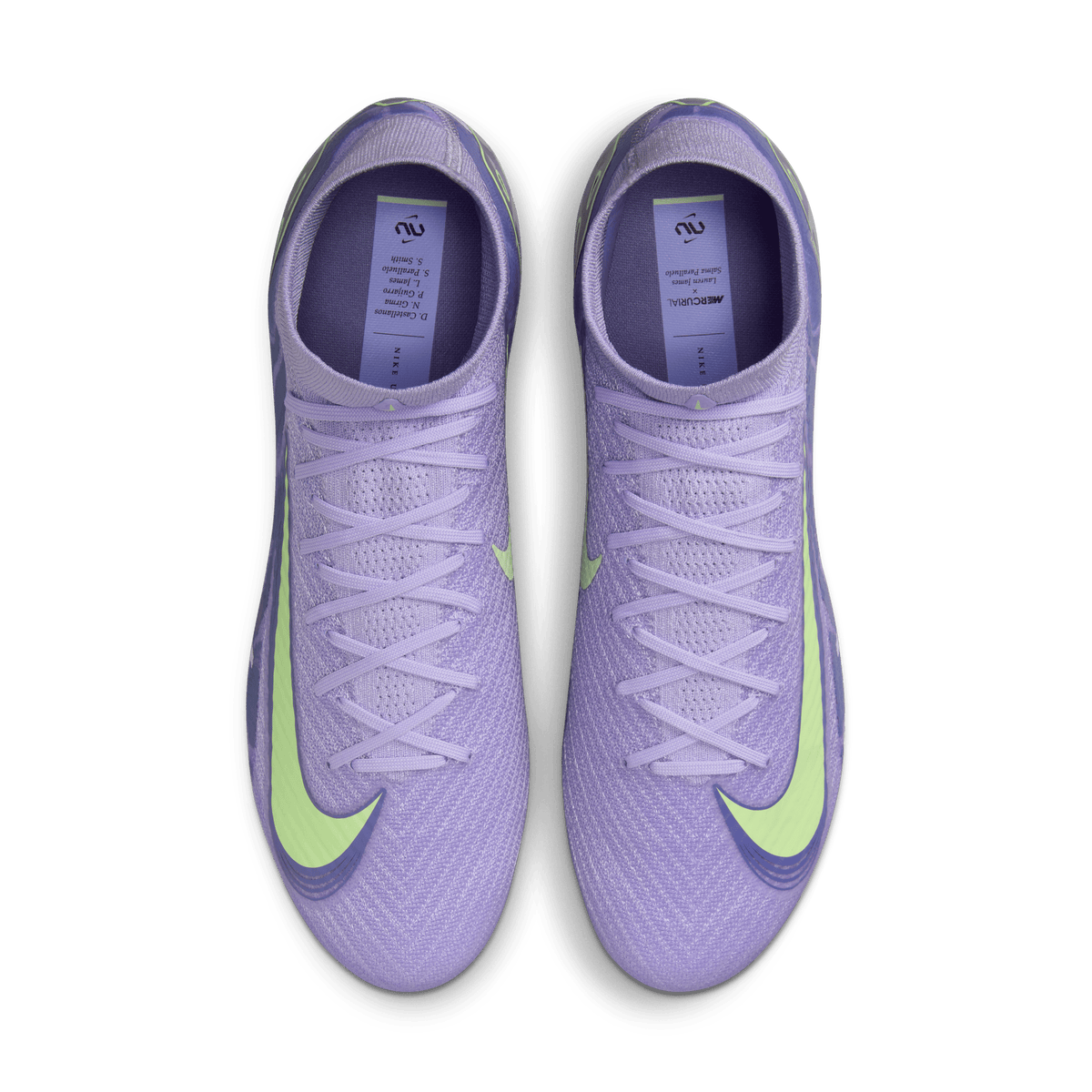 Nike Youth United Mercurial Superfly 10 Elite-Purple Agate/Barely Volt product image 5, provided for visual reference and