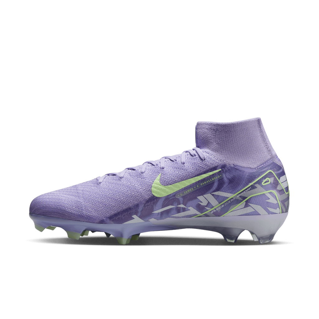 Nike United Mercurial Superfly 10 Elite-Purple Agate/Barely Volt product image 2, provided for visual reference and product