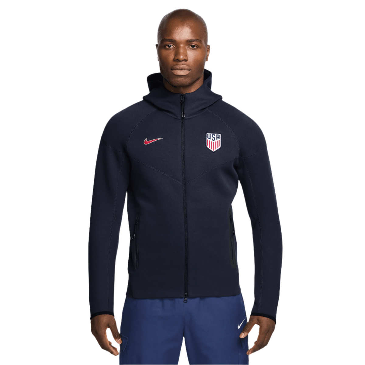 Nike U.S. Men Full-Zip Tech Fleece Hoodie product image 1, provided for visual reference and product detail review