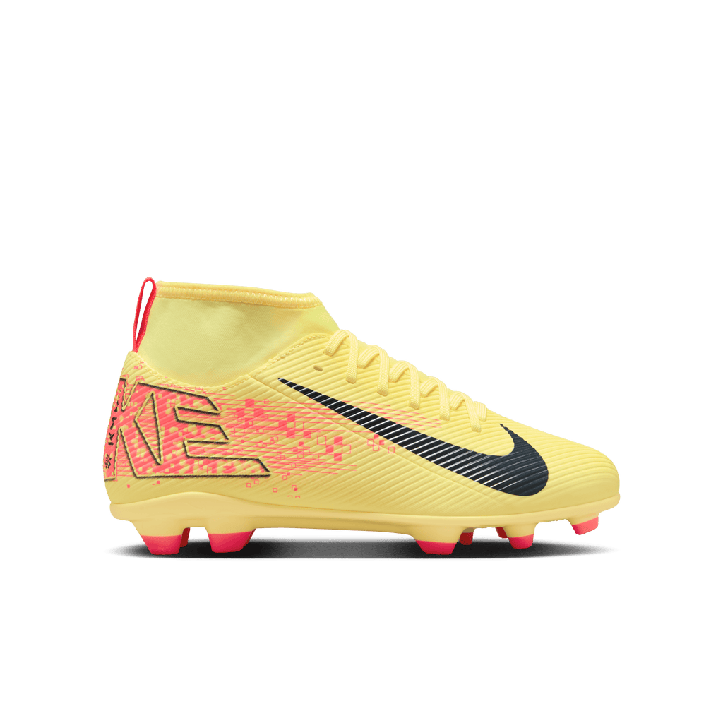 Nike Jr. Mercurial Superfly 10 Club "Kylian Mbappé" FG/Mg - Lt Laser Orange/Armory Navy product image 1, provided for visual