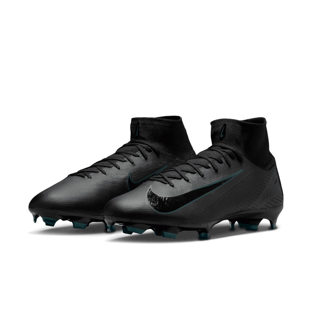Nike Mercurial Superfly 10 Pro FG High-Top Soccer Cleats-Black/Deep Jungle product image 3, provided for visual reference
