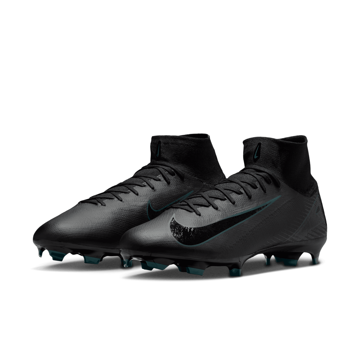 Nike Mercurial Superfly 10 Pro FG High-Top Soccer Cleats-Black/Deep Jungle product image 3, provided for visual reference