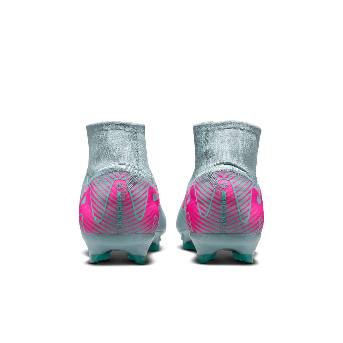 Nike Youth Mercurial Superfly10 Pro FG High-Top Soccer Cleats-Ocean Cube/Pink Blast product image 6, provided for visual