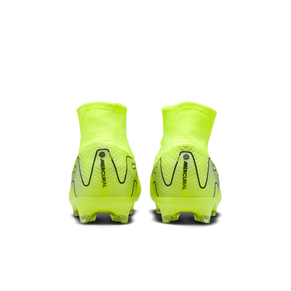 Nike Mercurial Superfly 10 Pro FG High-Top Soccer Cleats-Volt/Black product image 6, provided for visual reference and