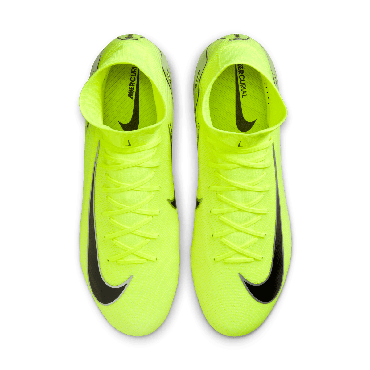 Nike Mercurial Superfly 10 Pro FG High-Top Soccer Cleats-Volt/Black product image 4, provided for visual reference and