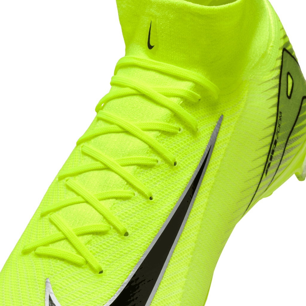 Nike Mercurial Superfly 10 Pro FG High-Top Soccer Cleats-Volt/Black product image 5, provided for visual reference and