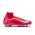 Nike Mercurial Superfly 10 Pro FG High-Top Soccer Cleats-Ember Glow/Aurora Green product image 1, provided for visual