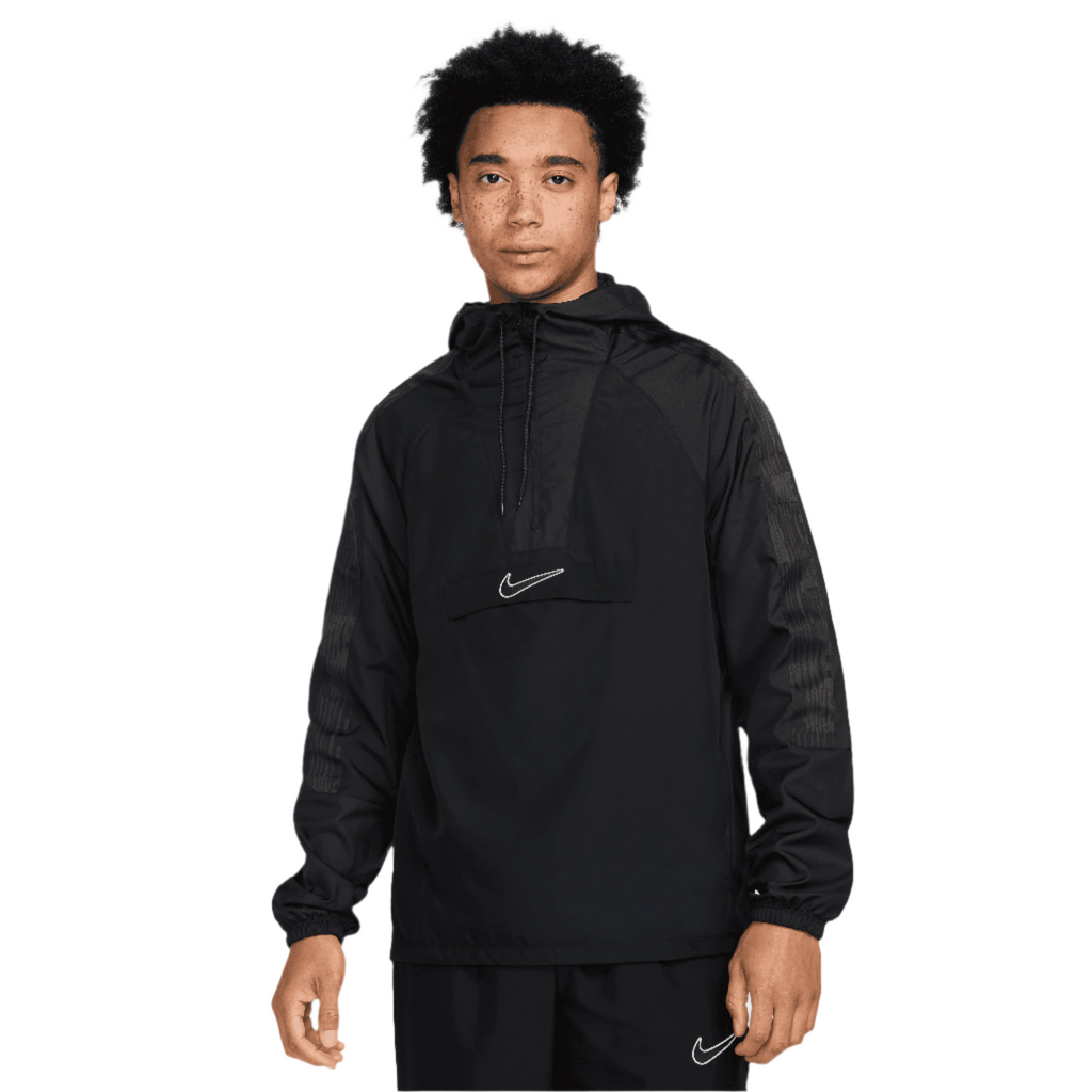 Nike Academy+ Men Water-Repellent Soccer Anorak Jacket product image 1, provided for visual reference and product detail