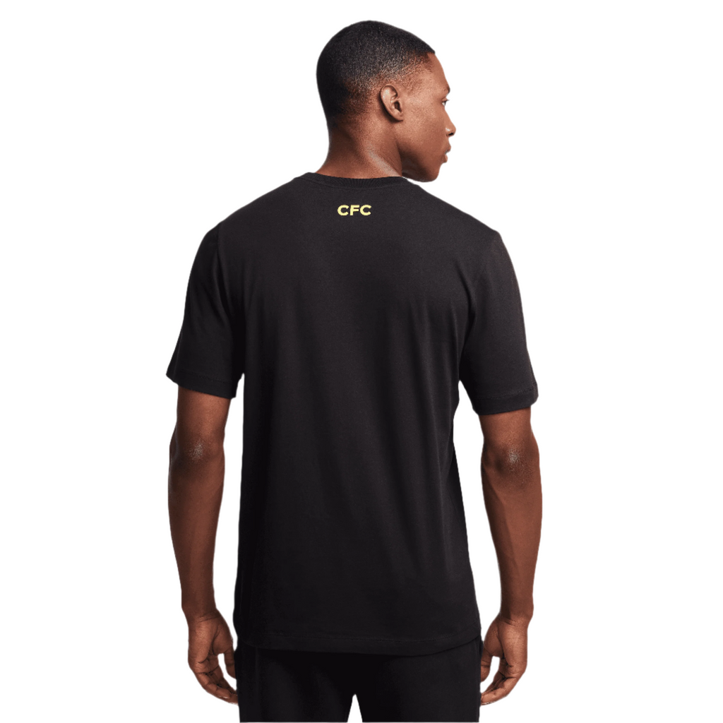 Nike Chelsea FC Men Soccer T-Shirt-Black product image 2, provided for visual reference and product detail review