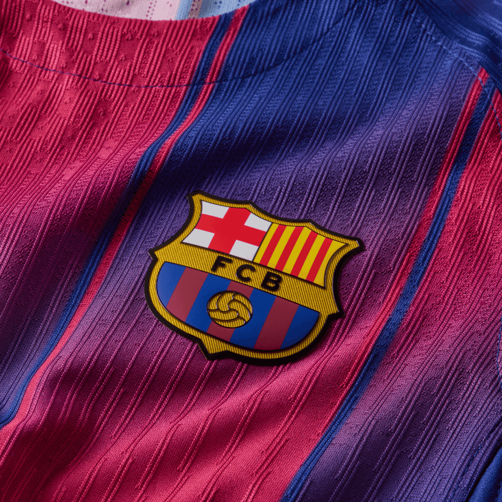 Nike Youth Barcelona Authentic Match Home Stadium Jersey 25/26 product image 3, provided for visual reference and product