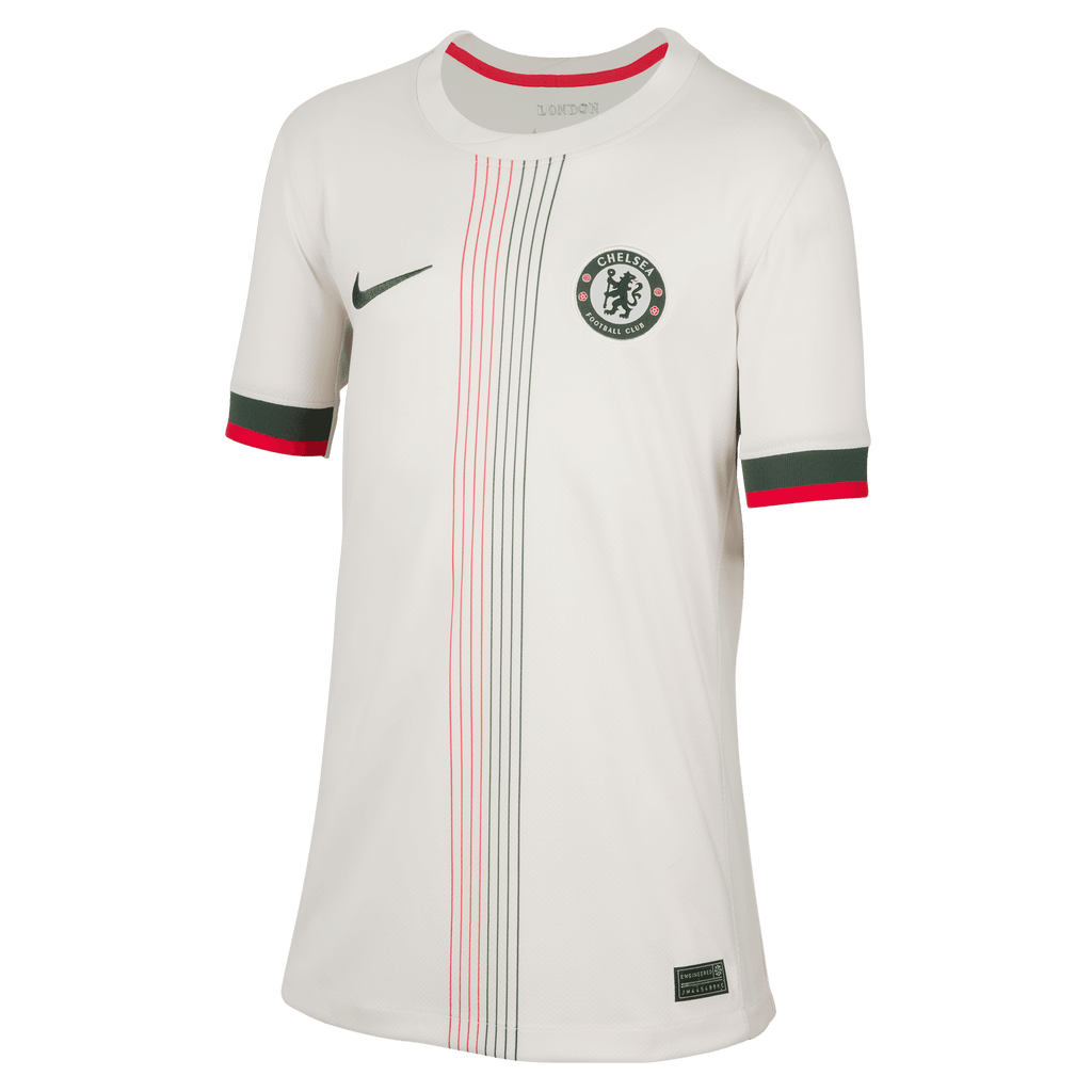 Nike Youth Chelsea FC Stadium Away Dri-FIT Soccer Jersey 25/26 product image 1, provided for visual reference and product