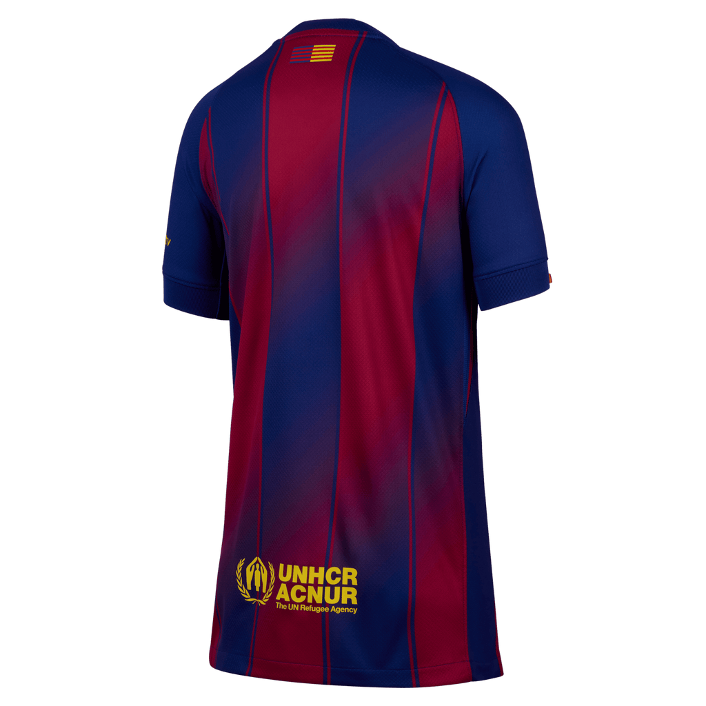 Nike Youth Barcelona Home Stadium Jersey 25/26 product image 2, provided for visual reference and product detail review