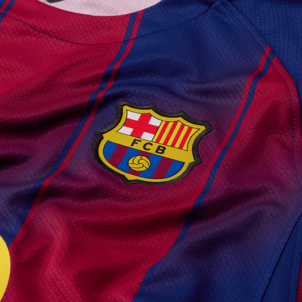 Nike Youth Barcelona Home Stadium Jersey 25/26 product image 3, provided for visual reference and product detail review