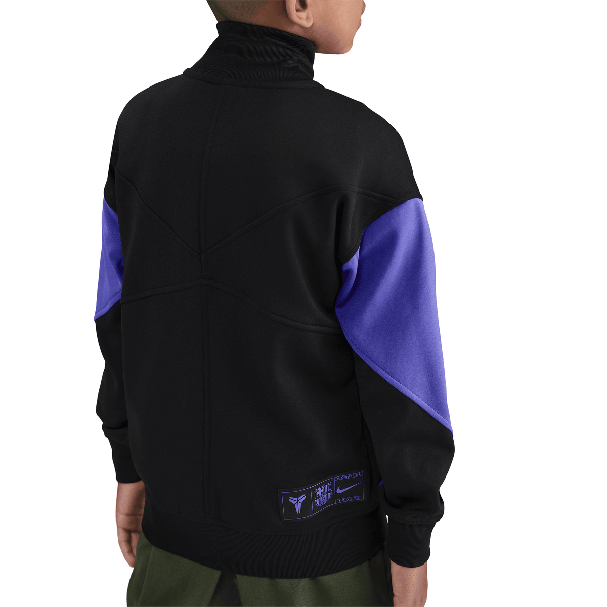 Kobe Bryant Big Kids' FC Barcelona Academy Pro Away Anthem Jacket product image 2, provided for visual reference and product