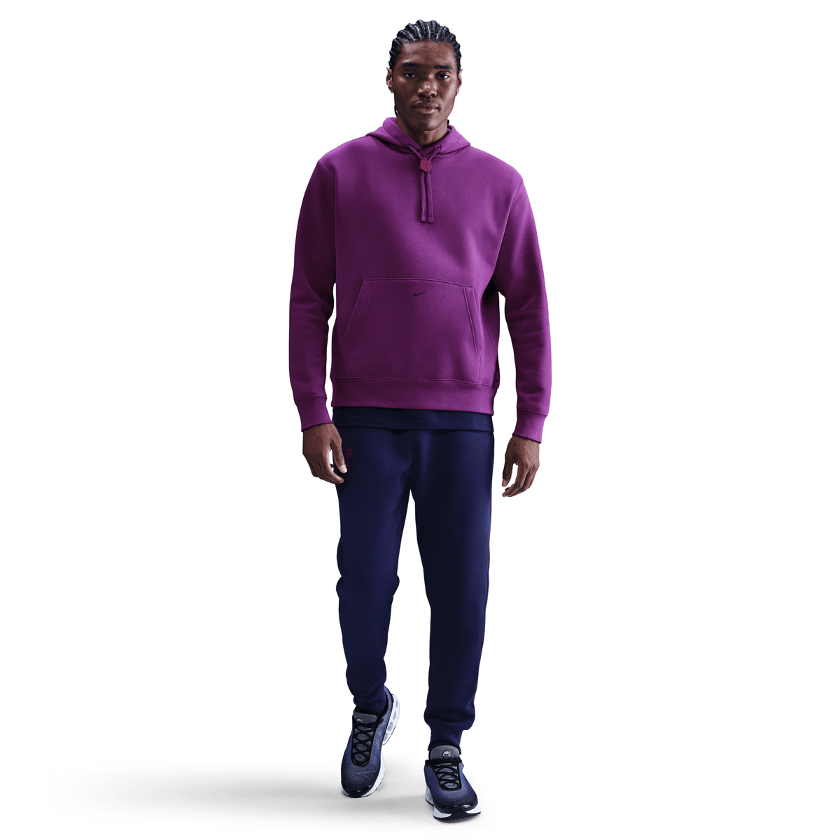 Nike FC Barcelona Club Men Soccer Pullover Hoodie product image 5, provided for visual reference and product detail review
