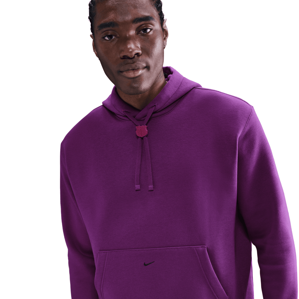 Nike FC Barcelona Club Men Soccer Pullover Hoodie product image 3, provided for visual reference and product detail review