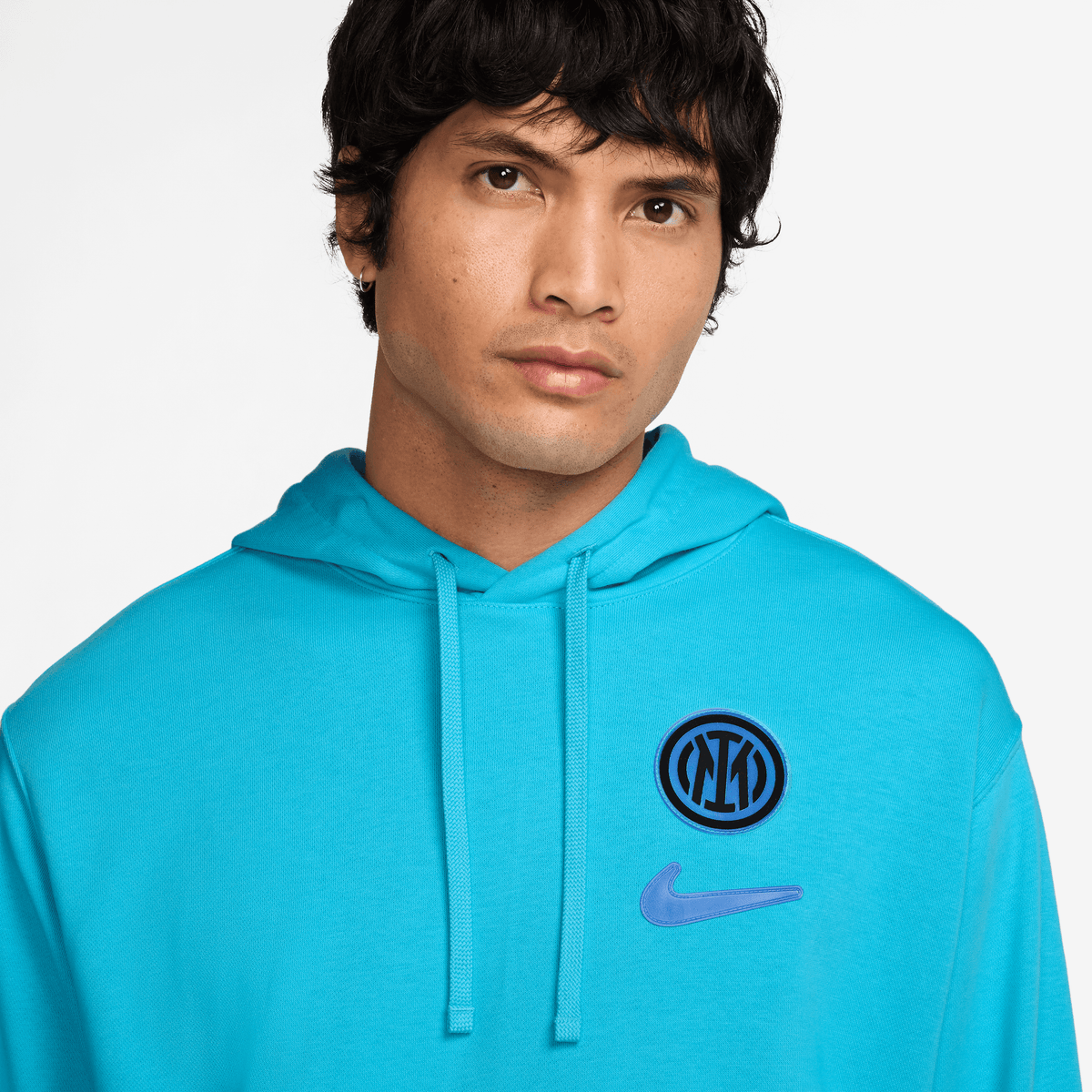 Nike Inter Milan Club Third Soccer Pullover Hoodie product image 3, provided for visual reference and product detail review
