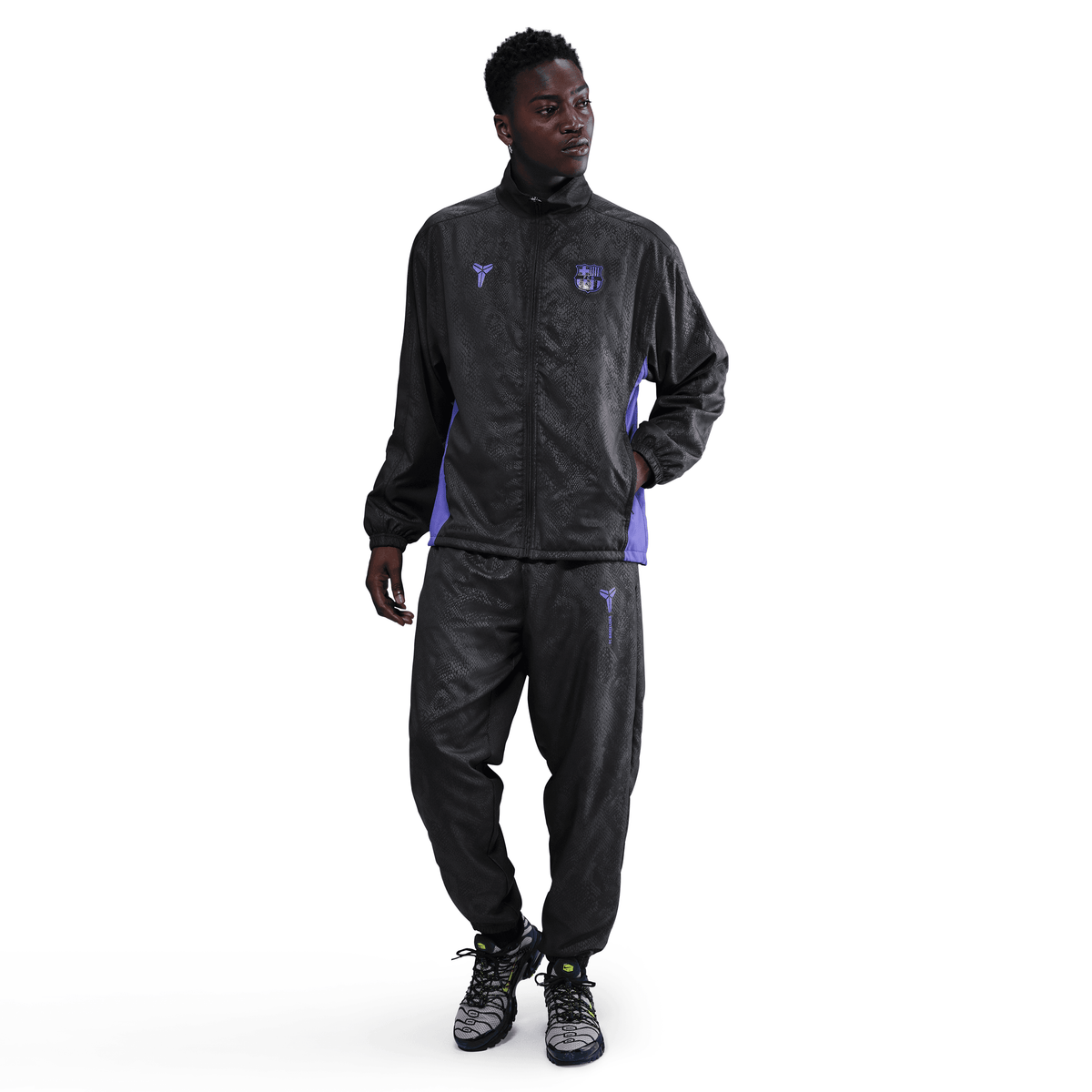 Kobe Bryant FC Barcelona Away Graphic Track Jacket product image 1, provided for visual reference and product detail review