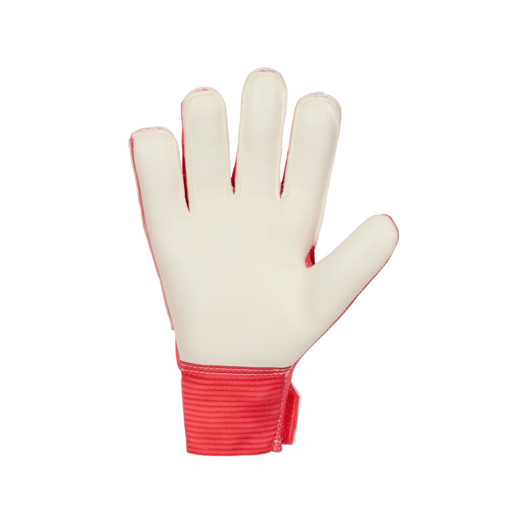Nike Match Jr. Big Kids' Goalkeeper Gloves-Ember Glow/Aurora Green product image 2, provided for visual reference and