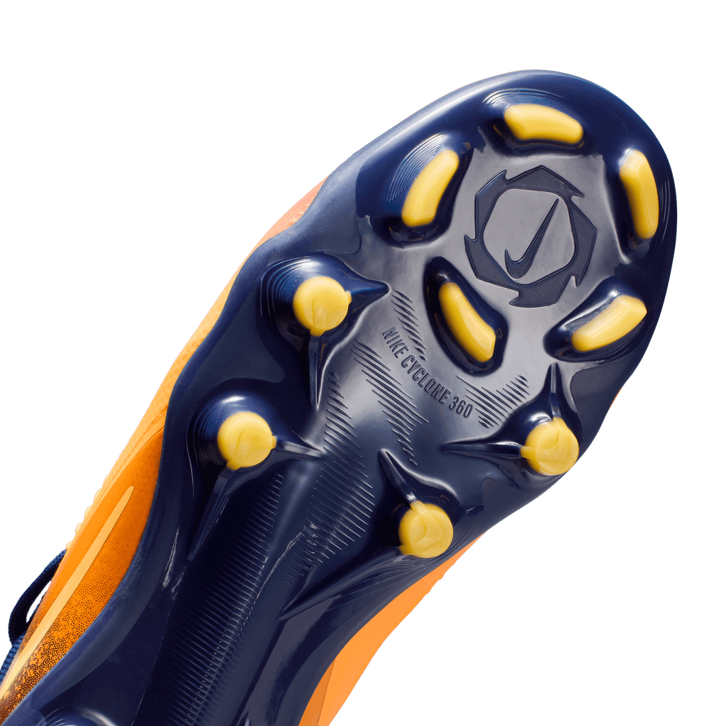 Nike Jr. Phantom 6 Low Pro "Erling Haaland FG/MG-Laser Orange/lemon Venom-blue Void product image 5, provided for visual